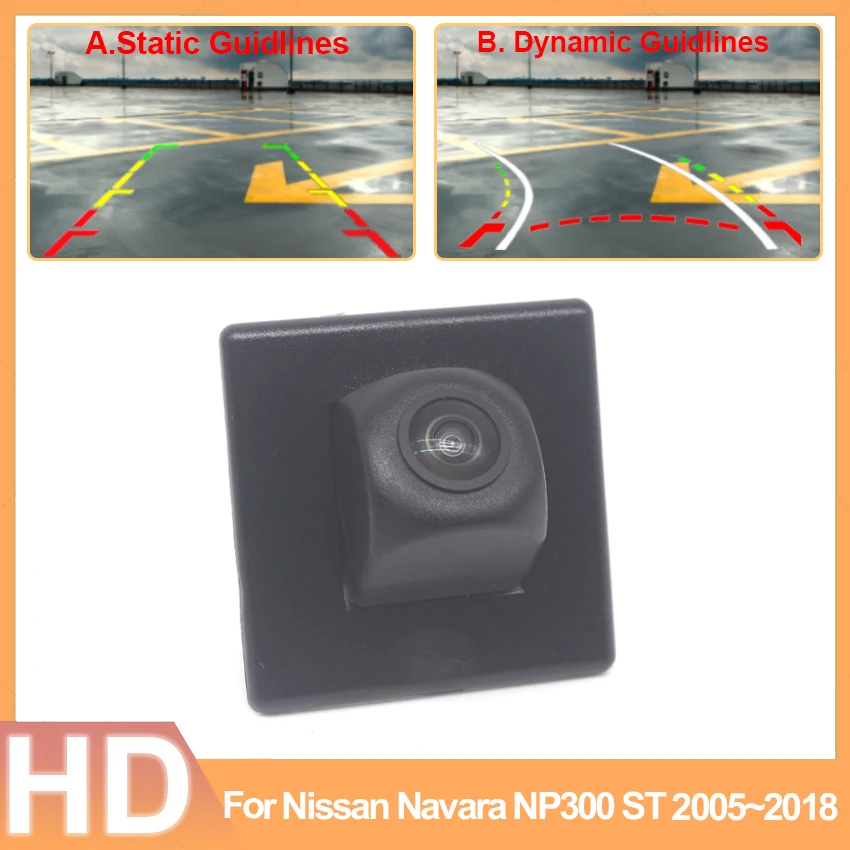 Rear View Waterproof High quality RCA Camera For Nissan Navara NP300 ST 2005~2016 2017 2018 Parking Reversing Backup Camera