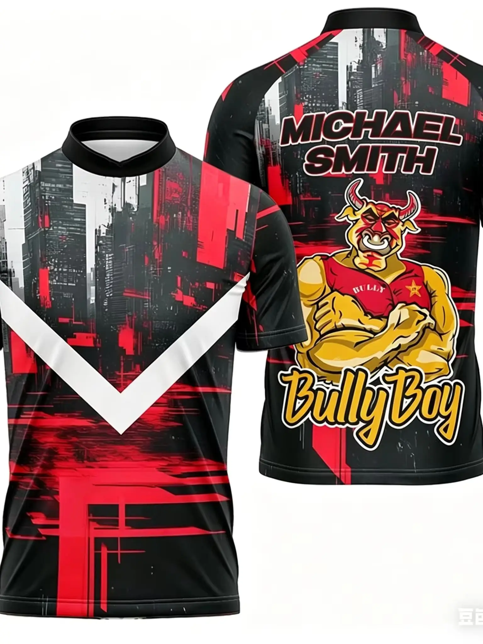 AliExpress NONE Michael Smith 2026 PDC World Men's T-Shirt Bully Boy Jersey New Special Edition Darts Fans Sports 3D Quick-dry Cycling shirt