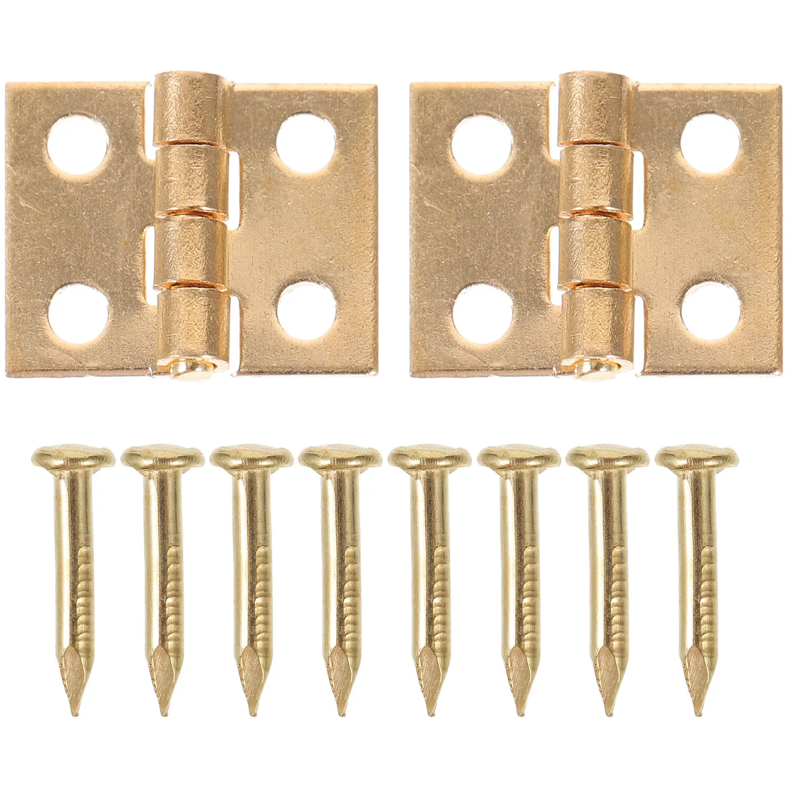 

1Pair Mini Furniture Hinge Small Miniature House Accessories Smooth Surface Decorative Cabinet Door Window DIY for Miniature