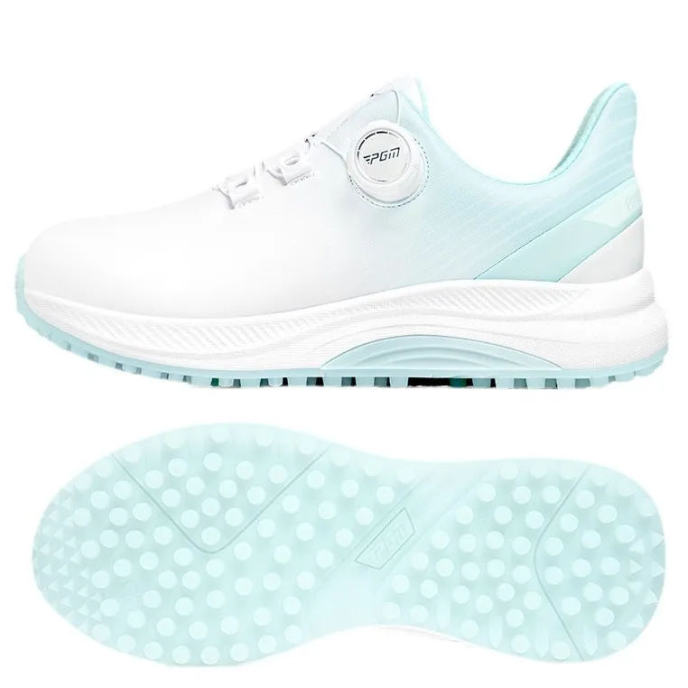 PGM Golf Shoes Summer Women's Waterproof Knob Women's Sports Anti-slip cushioning Lightweight Spike-free