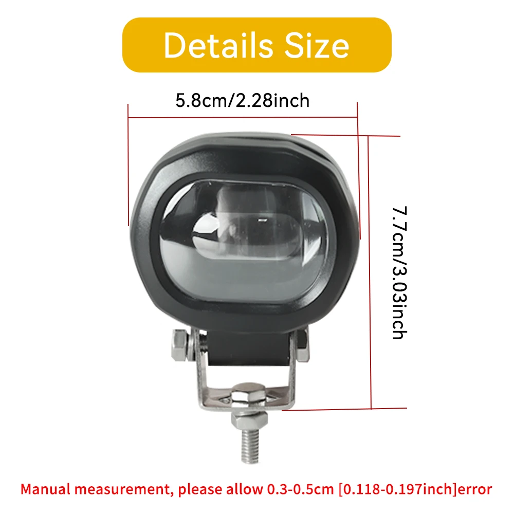 Forklift LED Red Line Truck Safety Light Bar Blue Danger Zone Warning Lamp Side Line Marker Lights
