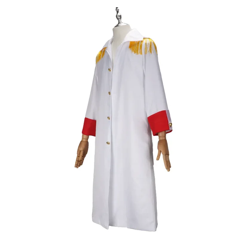 Anime One Akainu Sakazuki Cosplay Costumes Piece Borsalino Sengoku Halloween Coat Trench Jacket # 1 # W.