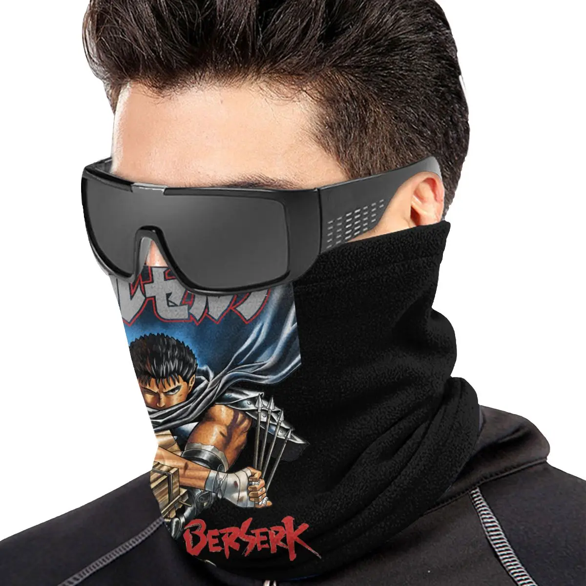 Berserk garts Manga Anime z mikrofibry ocieplacz na szyję chustka Unisex moda alpinistyczna