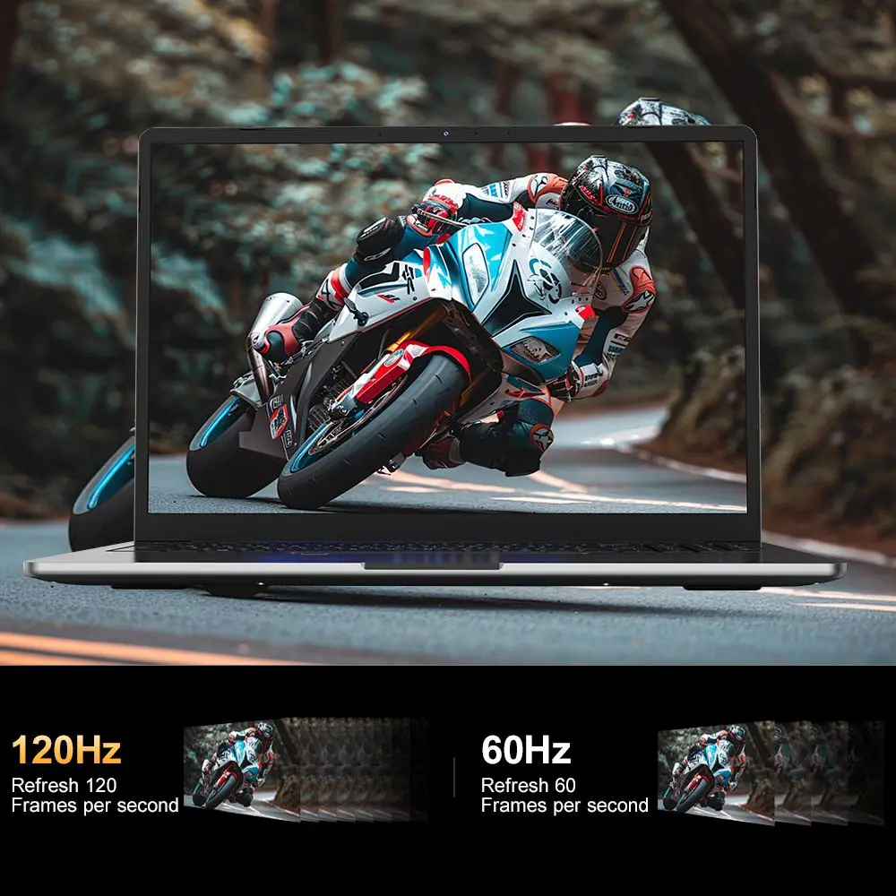 كمبيوتر محمول Ninkear A15 Pro، شاشة 16 بوصة 2560*1600، معدل تحديث 120 هرتز، AMD Ryzen 5 7430U 6 Cores Max 4.3 جيجا هرتز، 16 جيجا بايت رام 1 تيرابايت SSD