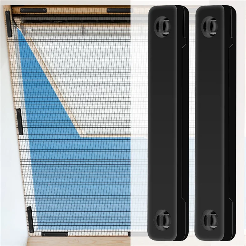 T19C 20Pcs Nail Free Magnet Window Screen Clip Insect Protection Window Screens Buckle Household Screen Window Parts B