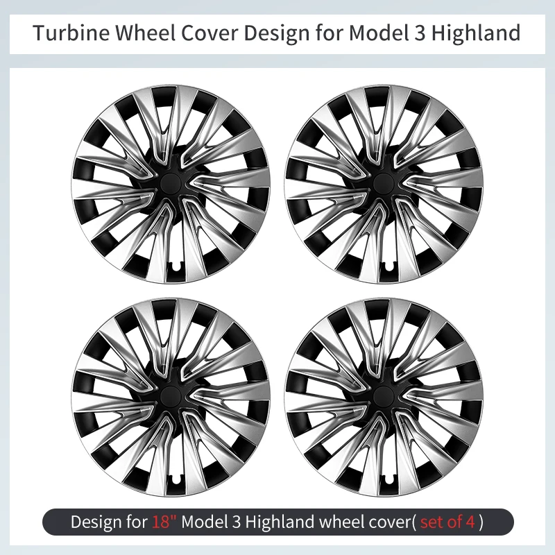 18IN Turbine Silver