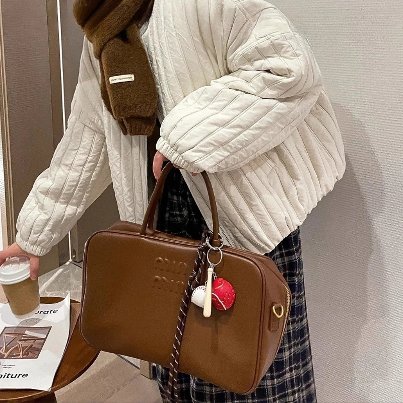 

Apricot Round Neck Fashion Padded Jacket Women's New Loose Casual Cotton Clothes in Autumn and Winter 2025