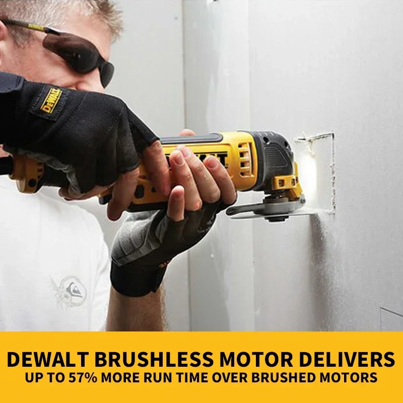 DEWALT DCS355 Brushless Cordless Oscillating Multi Tool 18V Lithium Power Tools Trimming Grinding Cutting Cleaning Tile Slotting