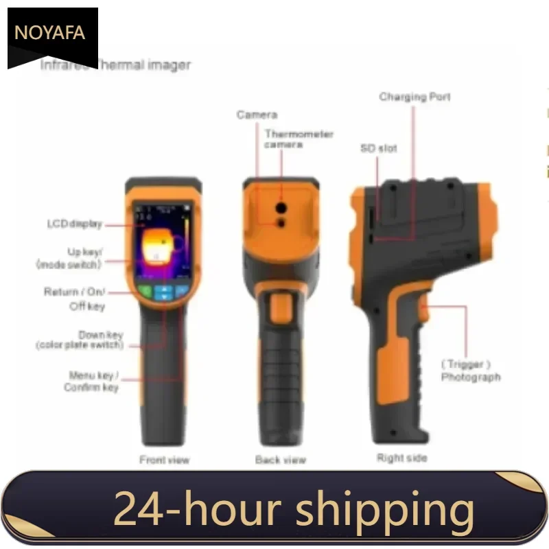 Noyafa NF-522 Handheld Infrared Thermal Imager -40°C~330 Industrial Thermometer with 5000mAh Lithium Battery for Professional Us