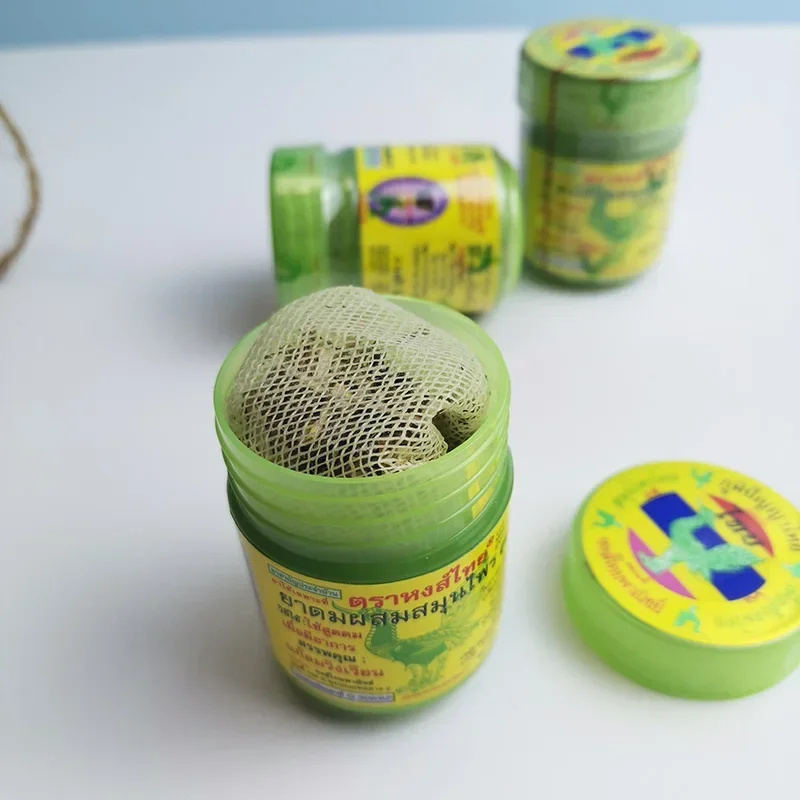 1/3 pezzi Inalatore insalante a base di erbe tailandese, Hong Thai tradizionale, mal di flusso del naso rinfrescante Rinfrescante relax Essenze