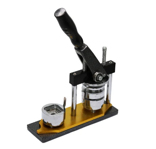 Pin Button Badge Maker Machine With Paper Cutter for Fridge Gift Key Holder Mirror Corkscrew