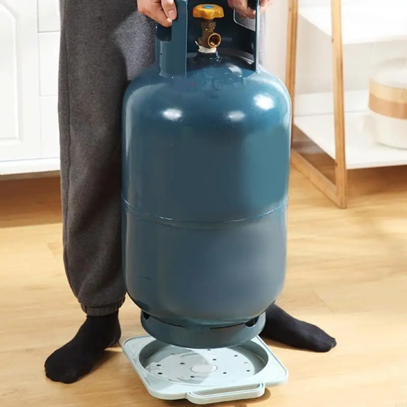 

Easy Assembly Gas Canister Storage Shelf No Tool Required Rolling Waterproof for Convenient Bathroom Organization M4YD