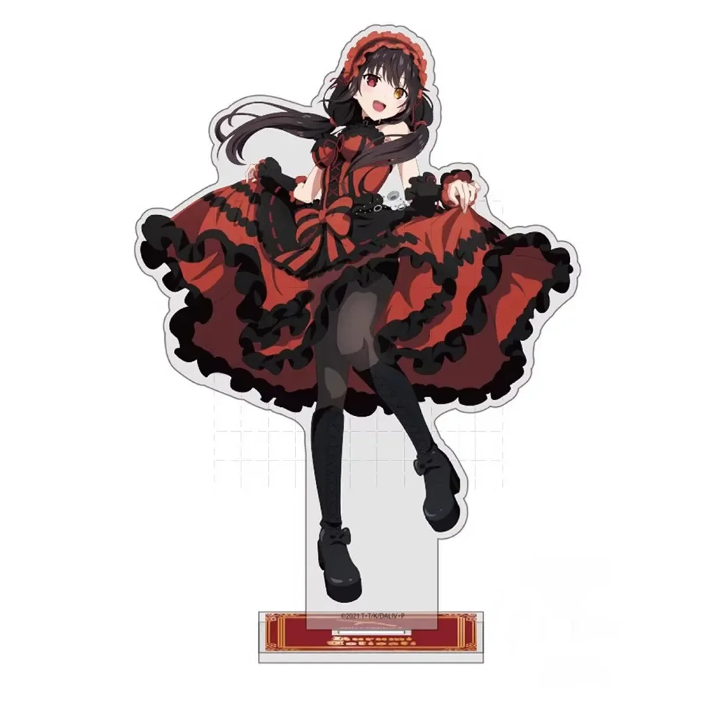 Anime Tokisaki Kurumi Nightmare Game Acrylic Stand Doll Figure Model Plate Cosplay Toy for Gift