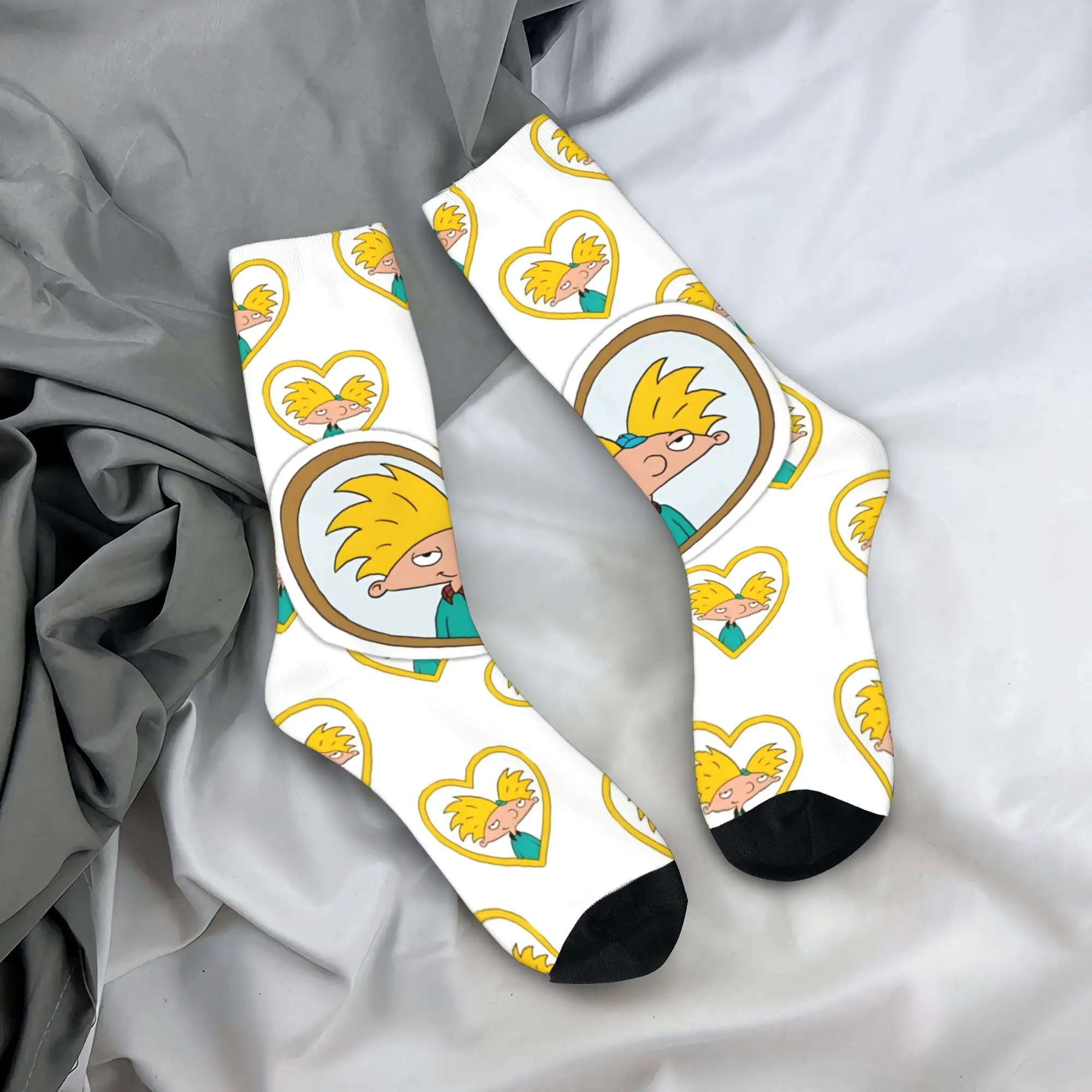 

Мужские носки эй! Арнольд узор 90-х (1) чулки против пота теплые мягкие носки зимние уличные носки с дизайном Харадзюку