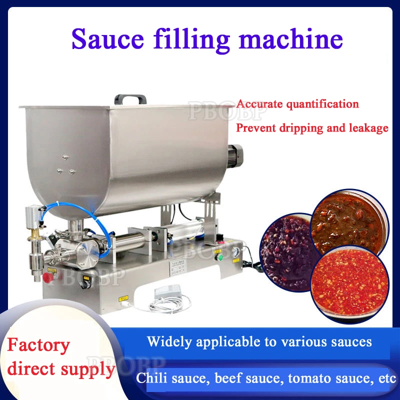 Including Tariffs Industrial Condiment Filler Machine for Ketchup with Adjustable Volume and Customizable Settings