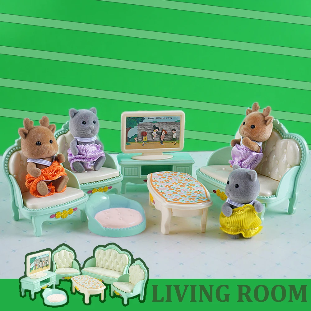 1/12 Mobili in miniatura Cucina Maiale Elefante Baby Animal Bagno Modello Casa delle bambole Mini Soggiorno Ornamento Casa da gioco Giocattolo Regalo