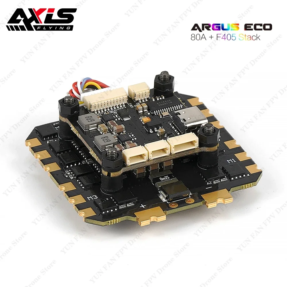 Axisflying ARGUS ECO 80A ECS + F405 FC Stack ICM42688P 16M 4-6S dla Freestyle Long Range 13inch RC FPV Drone