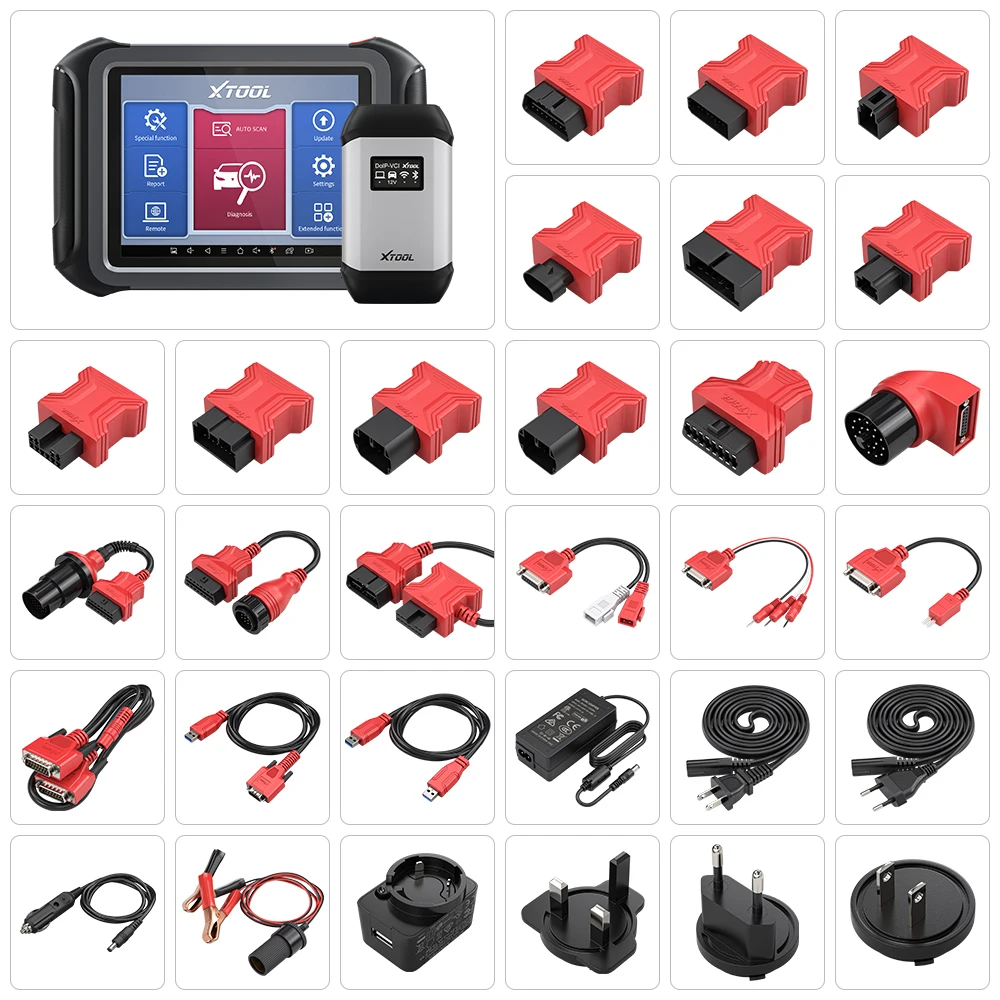 XTOOL D9 Pro OBD2 All System Bi-directional Scan Diagnostic Tools For VW/for BENZ/for BMW ECU Online Programmer