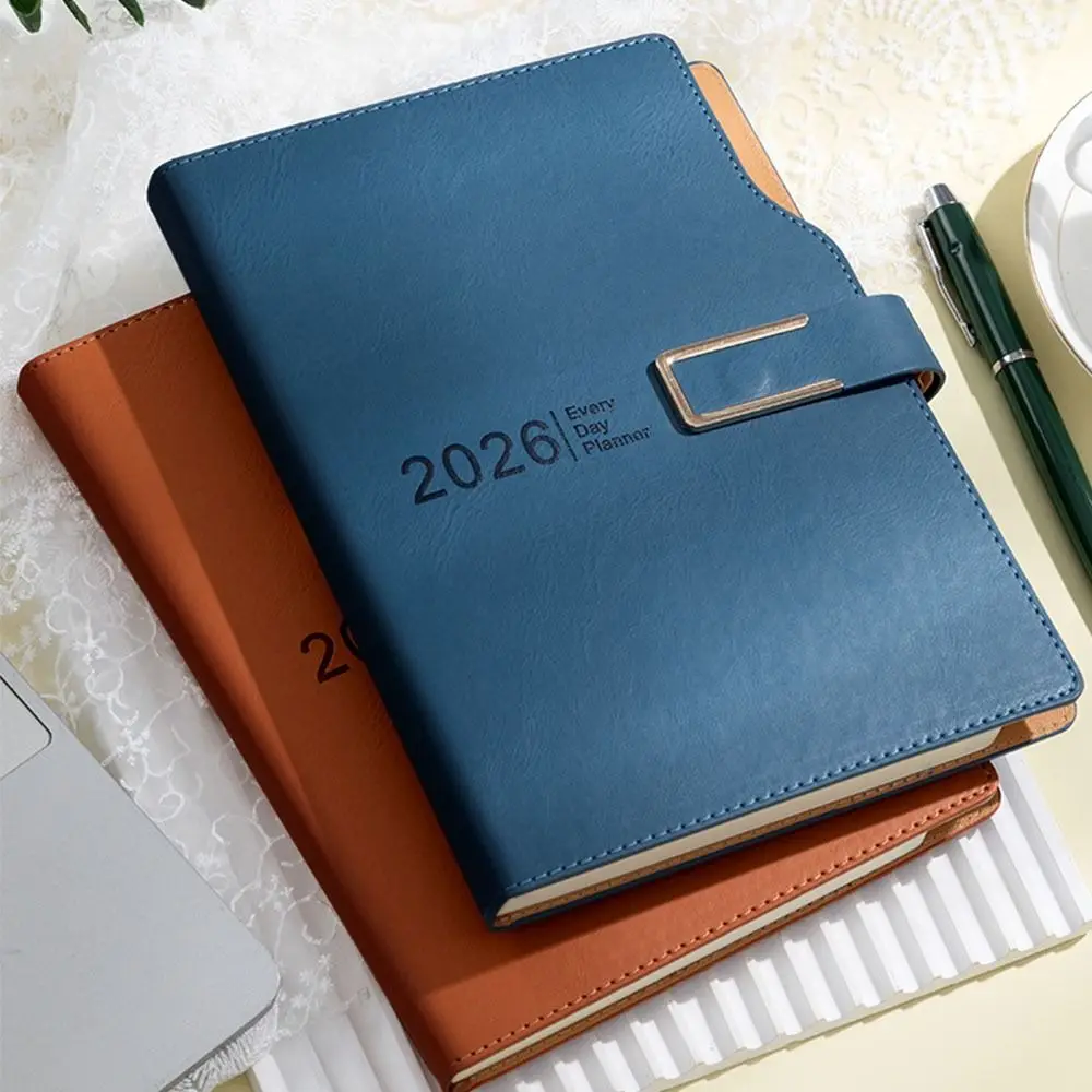 180 Pages 2026 Schedule Planner Notepad 12 Months Efficiency A5 Agenda Planning Notebook Thick Paper Self-discipline