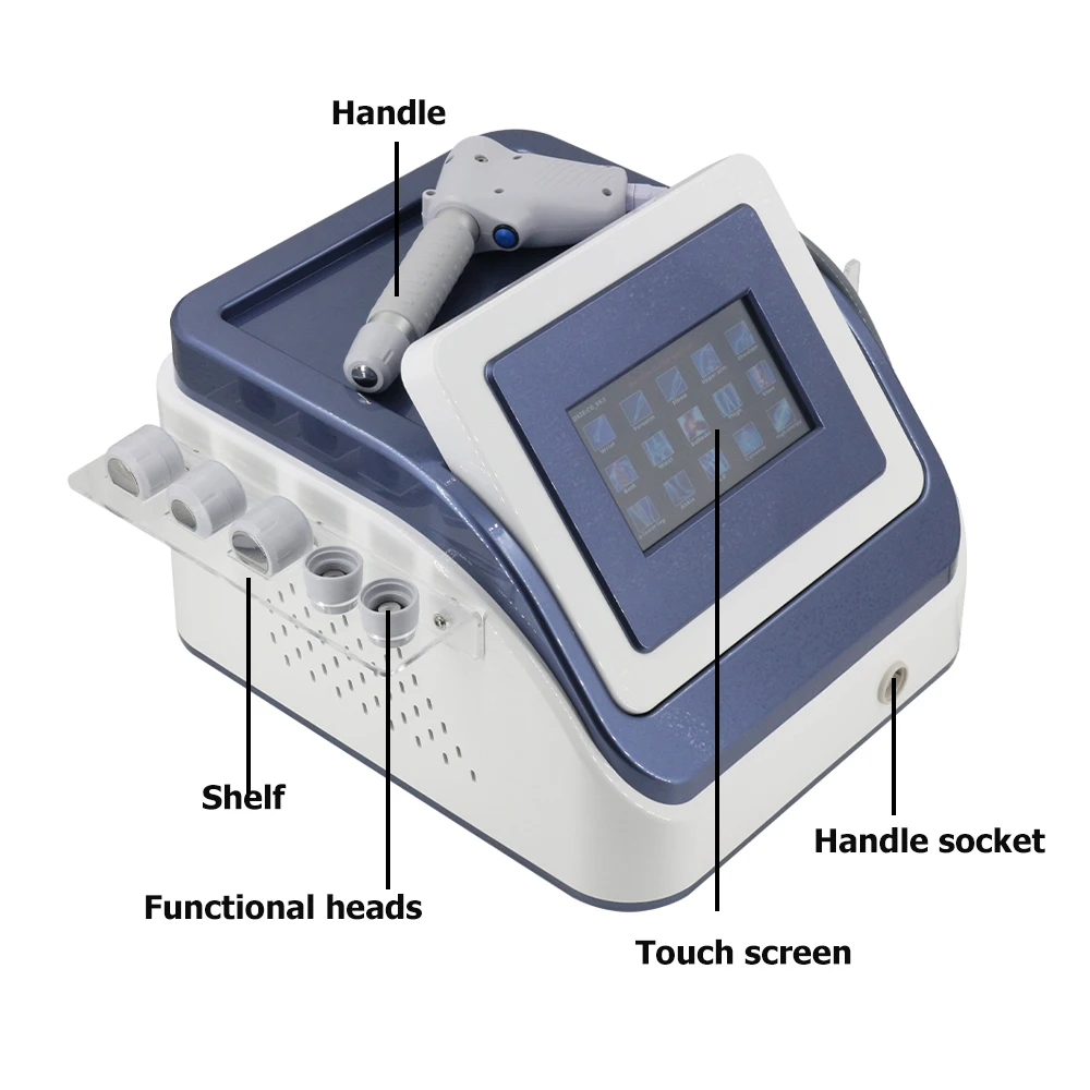 Pneumatic Shockwave Therapy Machine For ED Treatment Pain Relief 10Bar Shock Wave Body Relaxation Massager Professional
