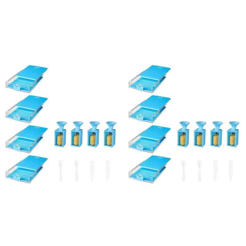 

【ELECTRONIC-ACCESSORIES】24-Pack Trabricks Stackable Diamond Art Trays With Lids, Diamond-Painting Art Kits For Adult For DIY Art