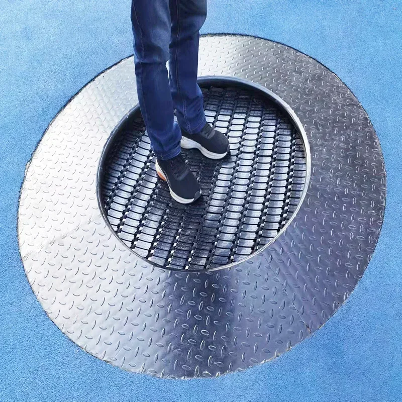 

Best Seller FirstOutdoor Trampoline Fitness Exercise And Entertainment On The Floor Outdoor Small Floor Trampoline