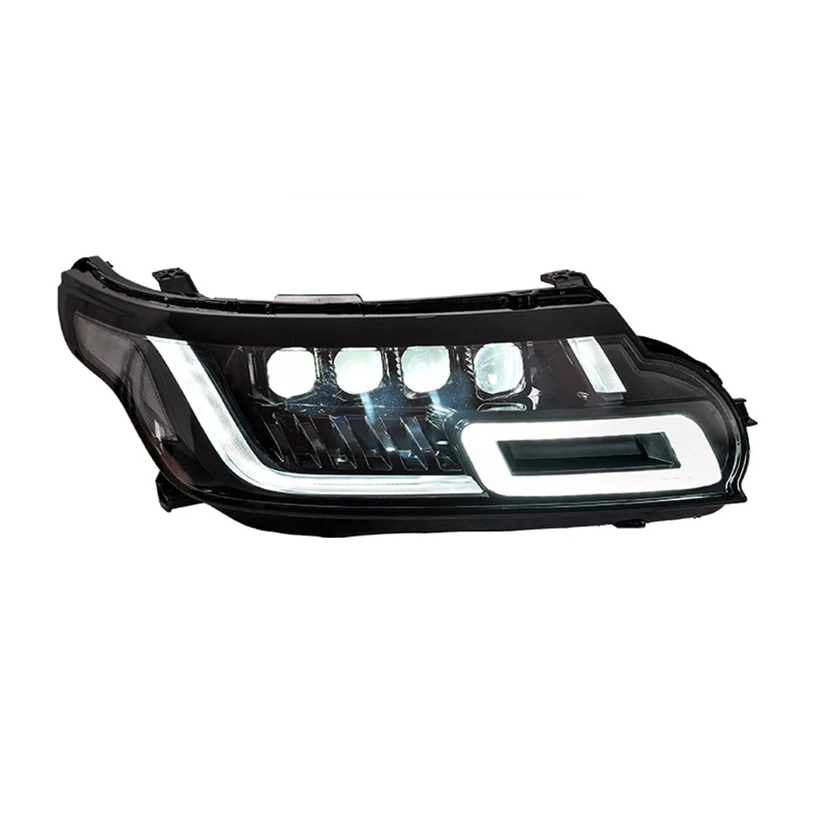 Suitable for Land Rover Range Rover sport 2014-2017 headlights assembly modified to 2020 4 LENS LED headlights.