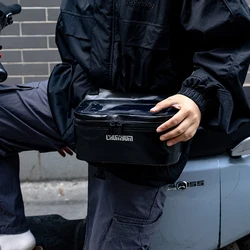 Fully waterproof Handlebar Bag For Vespa Bags Front Basket Portable Hiking Travel Satchel fanny pack Waist Motorcycle scooter