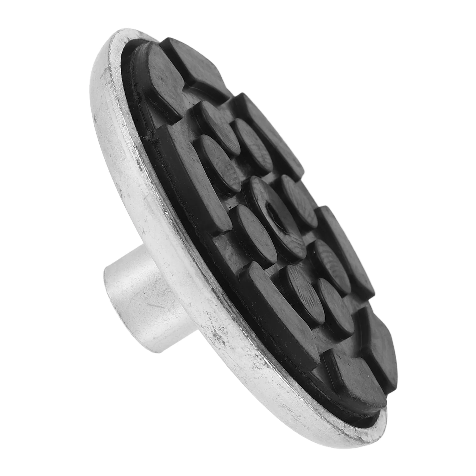 

Hydraulic Jack Foot Pad Floor Jack Replacement Stand Mat Durable Nylon Steel Pressure Distribution Anti Slip Support