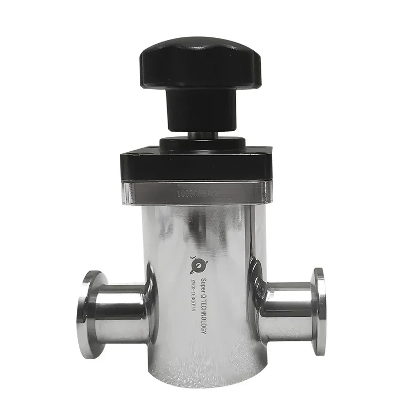 

1/4" Shut-Off Manual Diaphragm Stainless Steel Type Needle Straight Through Valve