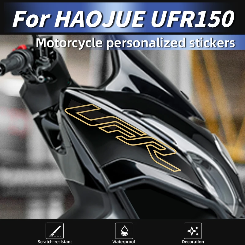 

For 2025 Haojue UFR150 Front Fascia High-Quality Custom Stickers Residue-Free UV-Resistant Anti-Scratch Decals
