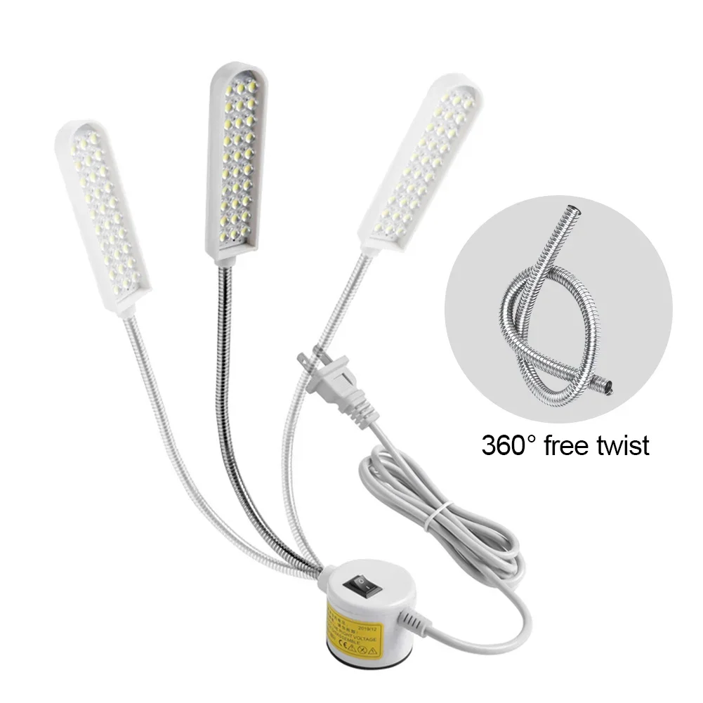 10/20/30 LED Industrial Sewing Machine Lighting Lamp Clothing Machine Accessories Work Light 360° Flexible Gooseneck