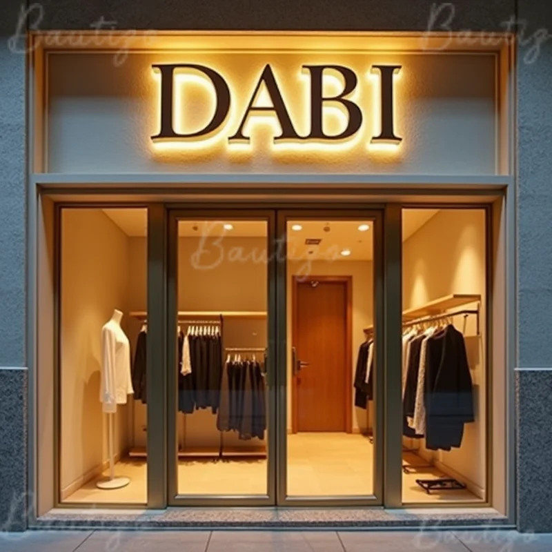 Custom 3D LED Metal Letters Sign For Business Storefront Outdoor Waterproof Illuminated Backlit Light Up Signage