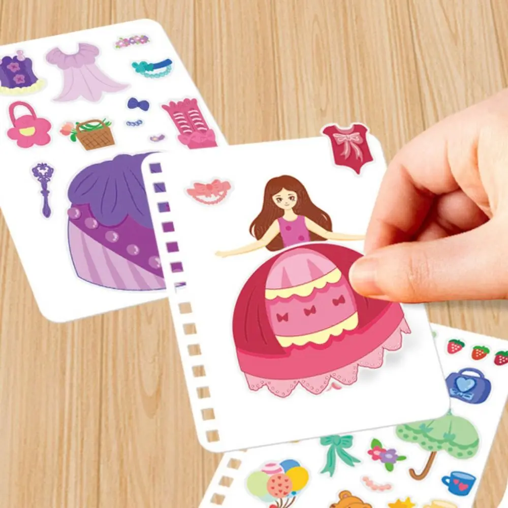 

Забавное ремесло, сделай сам, наклейка для рисования, принцесса Фея, ручная работа, волшебное искусство, образовательная наклейка для рисования для девочек, подарок