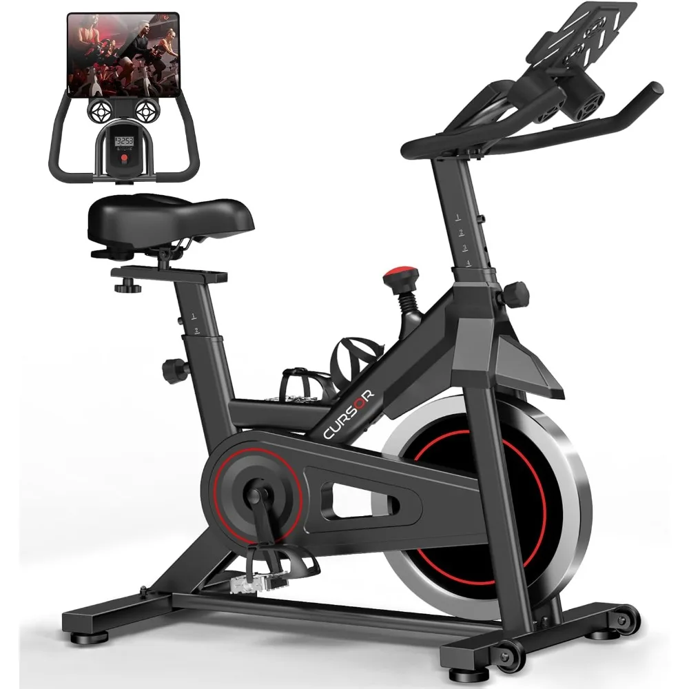 

Exercise Bike, Stationary Bikes for Home, Indoor Cycling Spin Bike Workout Bike with Extra Comfort Seat