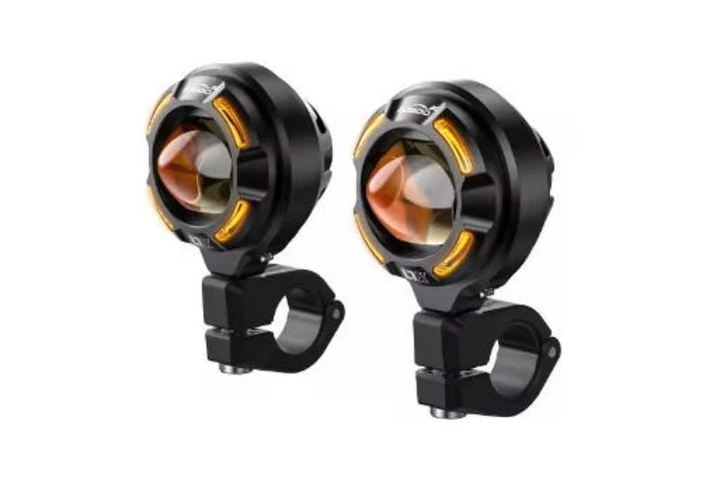 Motorcycle Spotlight L7X Super Bright Strong Light LED Auxiliary Light Fog Light Far and Near Paving