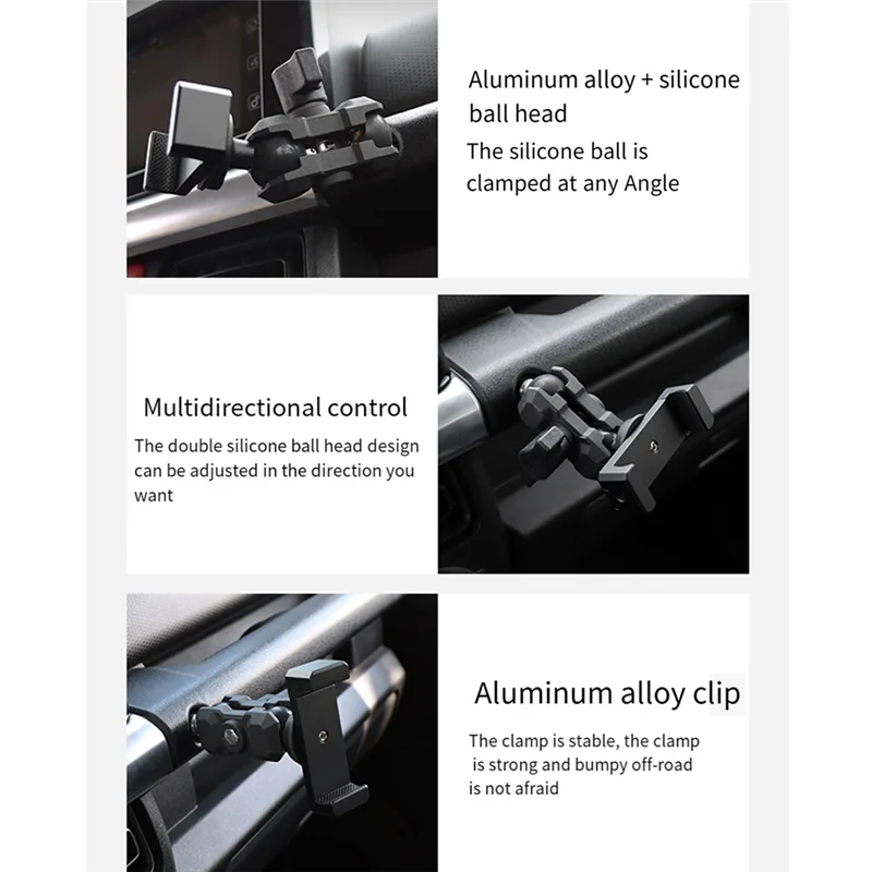 

Firmly Car Multi-Functional Bracket For Suzuki Jimny JB74 2019-2023 Mobile Phone Holder Accessories Parts Accessories 1 Piece
