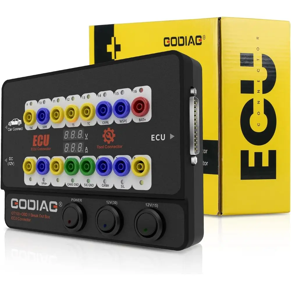 

GT100+ II Breakout Box, Advanced and CAN Protocol Detector for ECU Bench Testing and Car Diagnostics