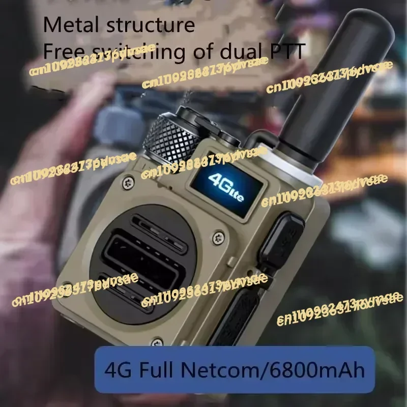 20254G LTE IP Network POC Radio 200KM-5000KM Long Ran Global GSM Handheld DMR Walkie Talkie Real PTT SIM Card World Internet Use