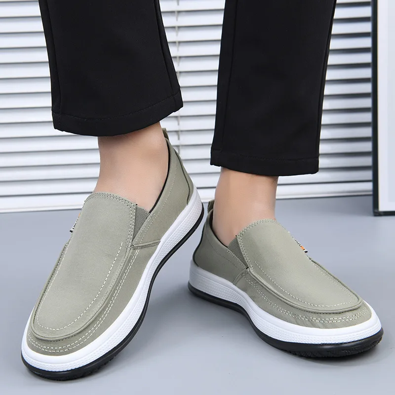 Men's Spring Autumn New Cloth Shoes Breathable Soft Bottom Versatile Lightweight Running Sneakers Casual Walking Shoes for Man