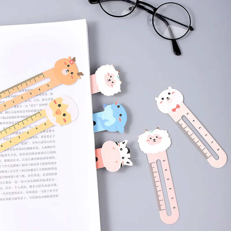 500 pcs/lot Cartoon Animal Paper Bookmark Set Cute DIY Book Mark For books School Office Supplies Stationery Gift wholesale