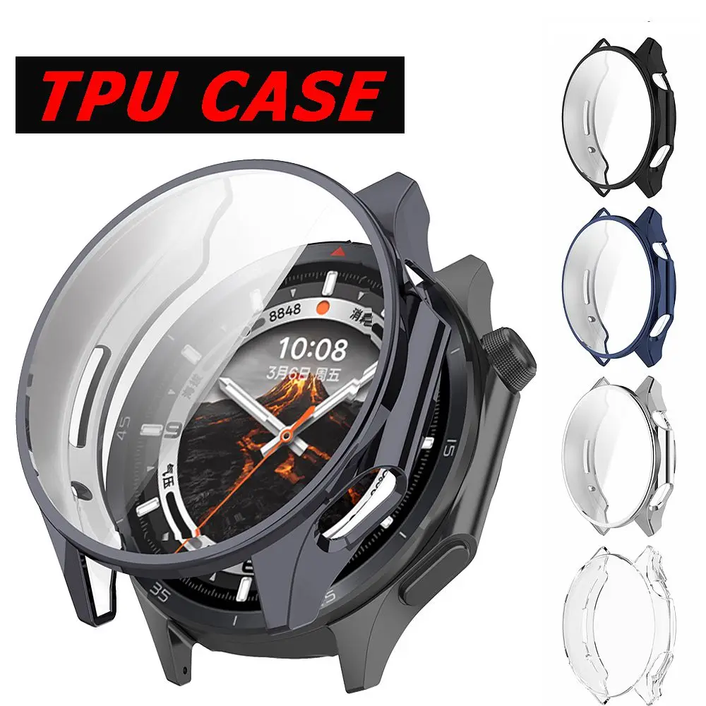 TPU Screen Protector Case Cover for Oneplus Watch 3/OPPO Watch X2 Shell Full Coverage Plating Protection Cases Accessories