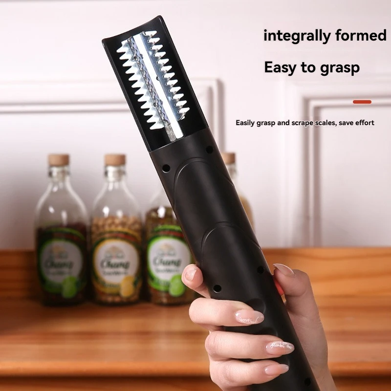 

Household electric fish scale handicraft handheld charging automatic stainless steel blade fish scale removal tool