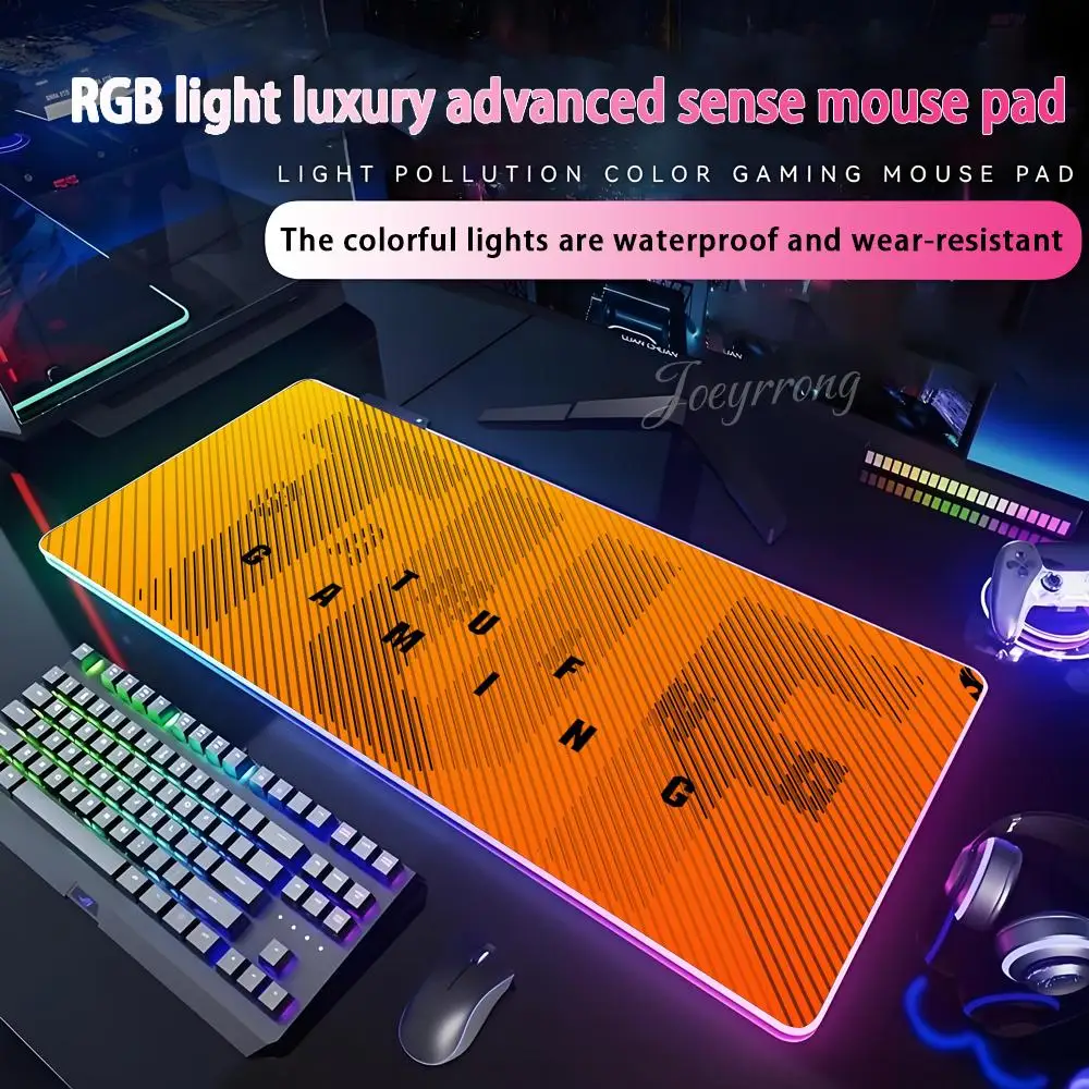 

TUF Gaming Mouse Pad For FPS eSports RGB Extended Gaming Keyboard LED Mats Large 1000x500mm XXL Gamer