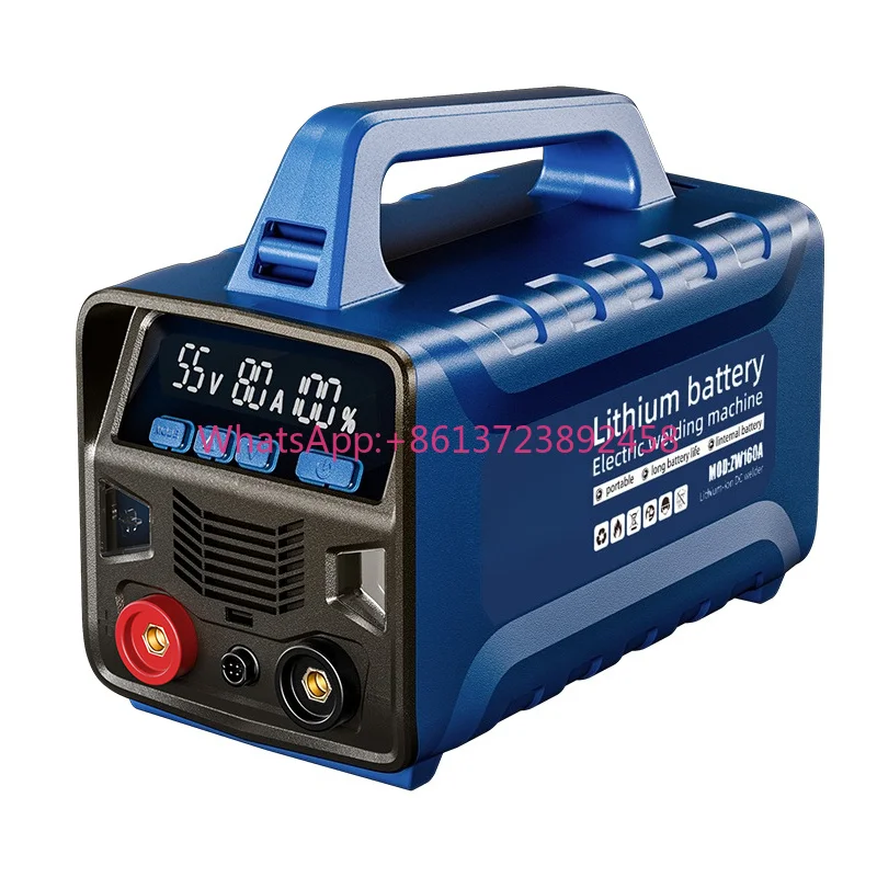 Upgraded 2nd Gen Li-ion Battery ZW-160A Quick Start 3-5Kw Portable Metal Li-ion TIG Welder for Stainless Steel and Aluminum