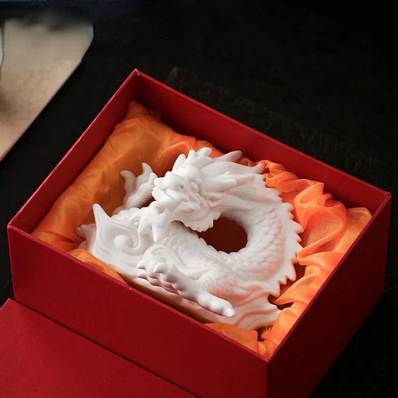 

Dragon tea pet ornaments ceramic purple sand tea table decoration ornaments lucky tea to play.