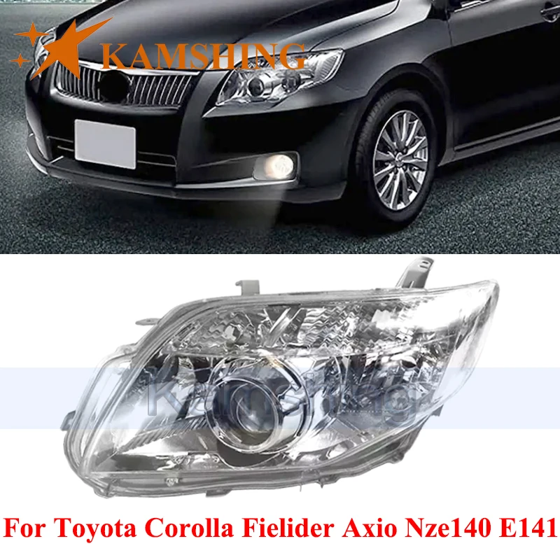 

Передняя фара CAPQX для Toyota Corolla Fielider Axio Nze140 E141 2006-2012, передний бампер, фара, фара