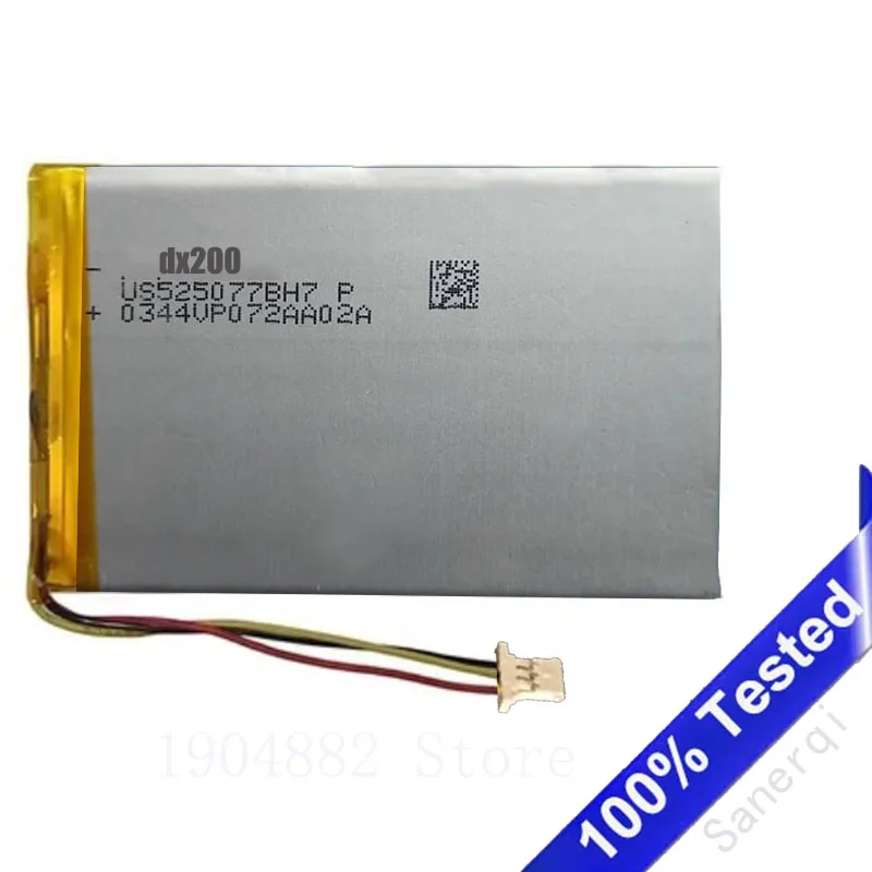 Battery for Ibasso dx80 dx200 Player New Li-po Polymer Rechargeable Accumulator Pack Replacement 3.7V 3600mAh AKKU Batteria