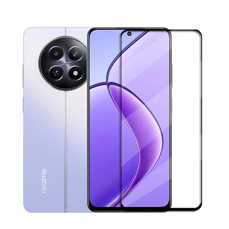 Vidrio 6 en 1 para Realme 12 5G vidrio templado Realme 12 Protector de pantalla HD película protectora de lente de cámara de teléfono para Realme 12