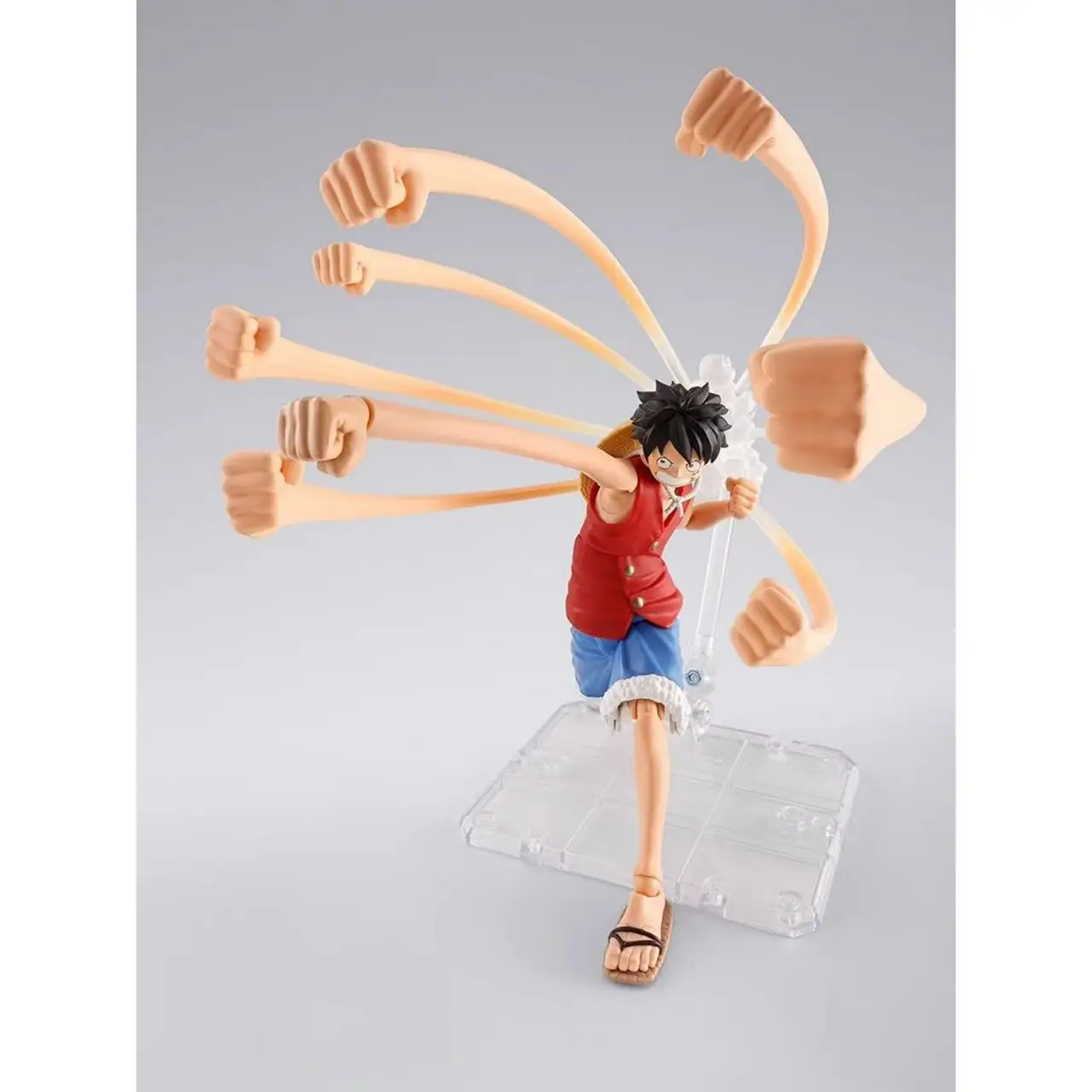 Bandai SHF One Piece Luffy Dawn of Adventure Efectos de goma Accesorios para piernas de puño